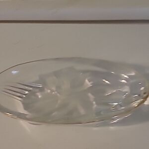 Elegant Clear Glass Accent Dish